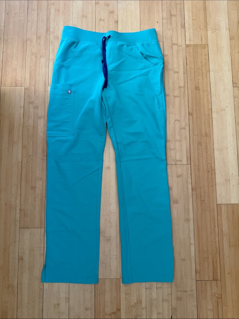 Figs Men's Teal Drawstring Scrub Joggers